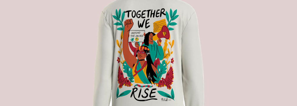 Sioejeng Tsao ontwierp een longsleeve